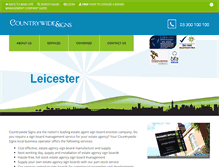 Tablet Screenshot of leicester.countrywidesigns.com