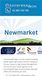 Mobile Screenshot of newmarket.countrywidesigns.com
